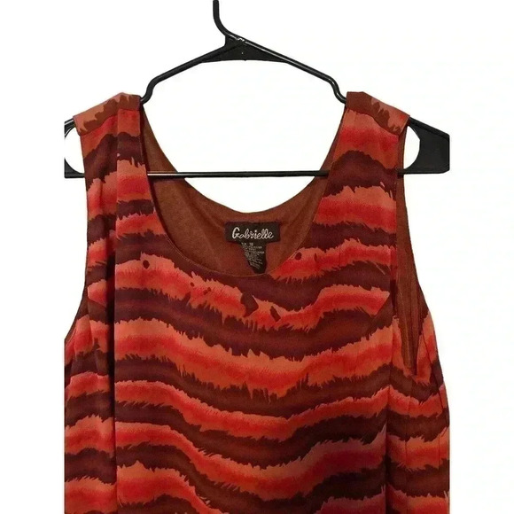 GABRIELLE SIZE 18 long dress multi colors - Picture 2 of 3